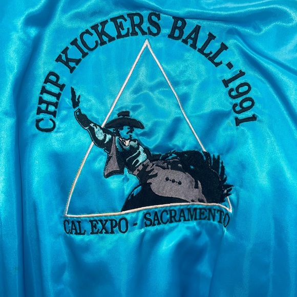 WEST ARK VINTAGE JACKET CHIP KICKER BALL 1991 CAL EXPO - Picture 4 of 4